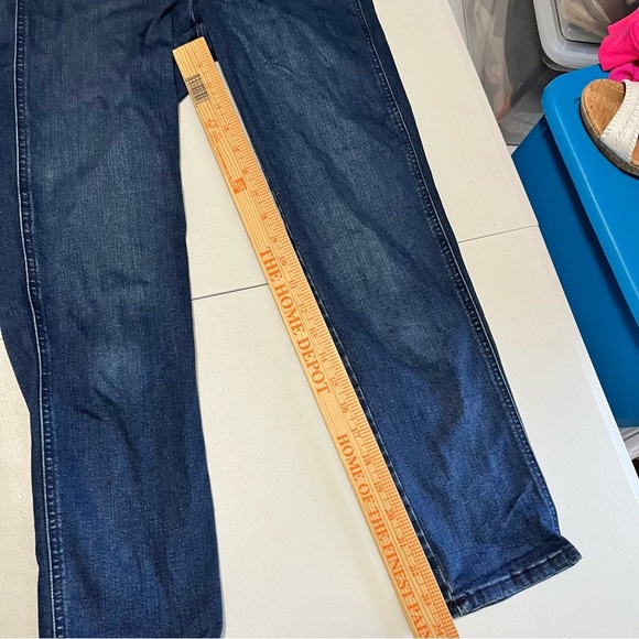 Madewell Mid-Rise Stovepipe Jeans Dahill Wash Dark 26 M1 - Picture 8 of 10